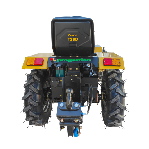 Minitractor articulat 4x4 ProGARDEN Campo T18D V27 Diesel 18 CP, hidraulică față-spate, roți 6.00-12 [5]
