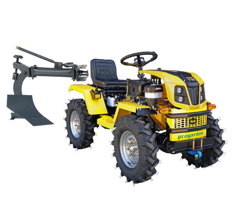 Motosape si motocultoare - Minitractor ProGARDEN Campo T18 V25.1 4x4, 18CP, benzina, hidraulica fata-spate, roti 6.00-12 cu  plug  reglabil