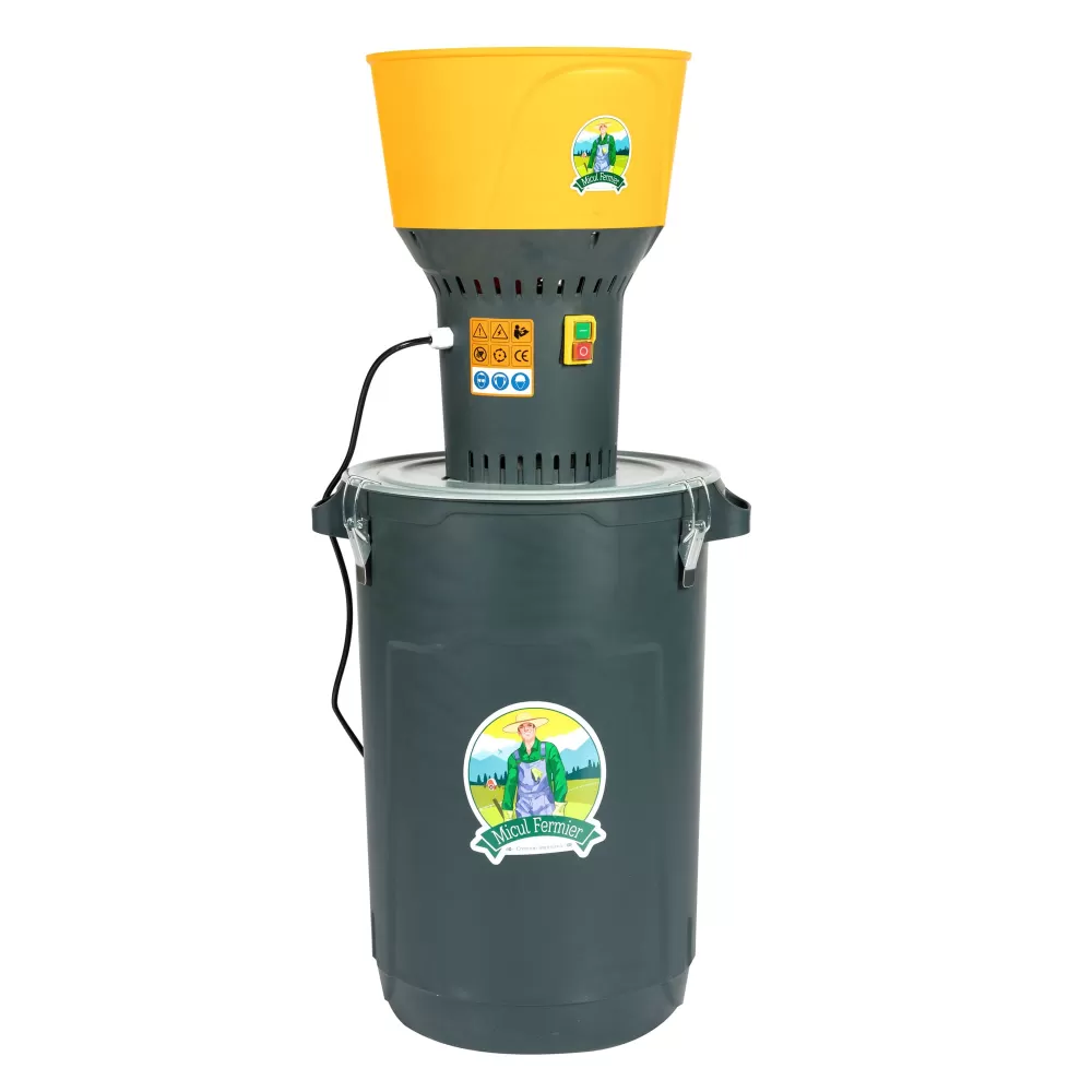 Moara electrica 1000W/19000 rpm cu galeata plastic 25L [2]