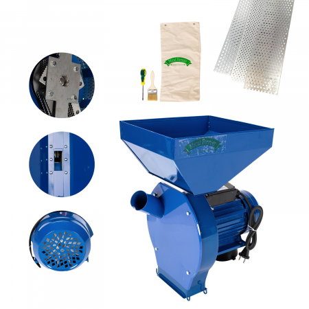 Mori electrice - Moara nr. 2 cu sac 2.5kw cuva mare