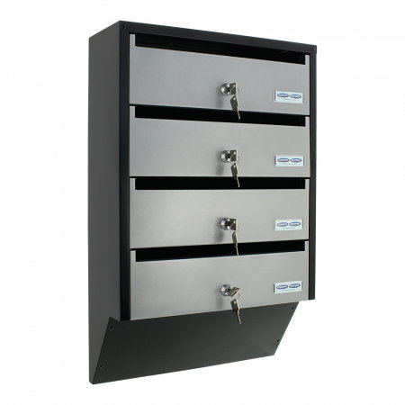 Accesorii - Modul de apartament Rottner Depot 4 Argintiu/ Negru 