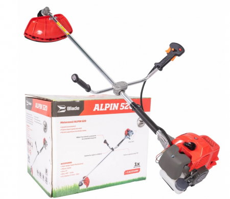 Motocoase si trimmere - Motocoasa Alpin 520 - 52CC, benzina 3 CP, 3200 RPM