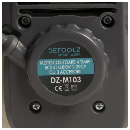 Motocositoare Detoolz DZ-M103, 4 timpi BC35T 1.09CP, 6500 RPM cu 3 accesorii [1]