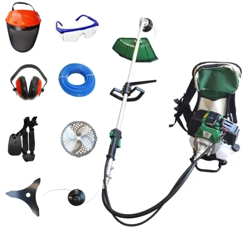 Curte, gradina, microferme - Motocoasa Benzină cu Rucsac, 8 Accesorii, 52CC - HEIMDAL HM-0756