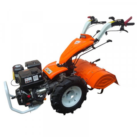 Motocultivator RURIS 977CSP 16CP, benzina, pornire electrica, 3+2 viteze, diferential + lama de cosit 977S + freza de sapat S977 + plug P977 [2]