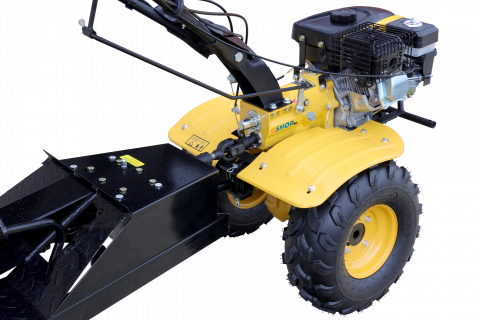Motocultor 4x4 ProGARDEN Campo 873  Alpine  7CP, roti ATV, 2 prize putere cu remorca Progarden Alpine RM500T-ATV  + manicoti 3 in 1 S [1]