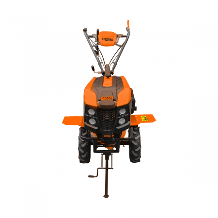 Motocultor Detoolz DZ-M127 Diesel 10CP, 418CC, pornire electrica + plug reversibil mare + roti metal [1]