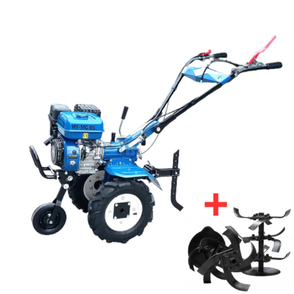 Motosape si motocultoare - Motocultor Hyundai HY-MC85 7 CP benzina, transmisie pinioane, latime lucru 85 cm