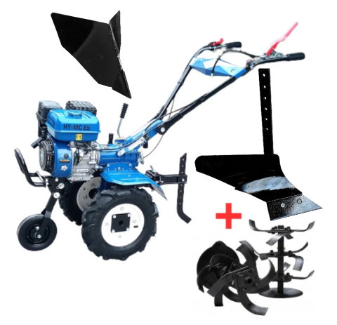 Motosape si motocultoare - Motocultor Hyundai HY-MC85 7 CP + plug arat + rarita bilonat