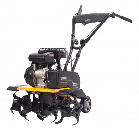 Texas Lilli 365TG, motocultor profesional, transmisie dublu arbore, benzina, 1.4kW, adancime 260mm, latime 400-600mm, 2 viteze, roti cauciuc, rarita, garantie pe viata cutite [2]