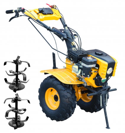Motosape si motocultoare - Motocultor ProGARDEN Campo 853 4563000001  7CP, 2+1 trepte, 2+1 freze, benzina, roti ATV