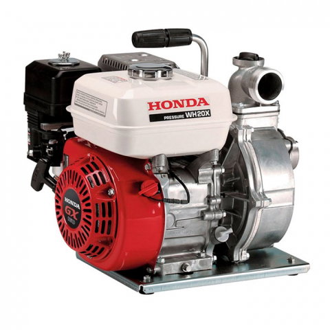 Curte, gradina, microferme - Motopompa de presiune Honda WH20XT4 EX, cu maner, 2 toli, 450 l/min, motor benzina Honda GX160