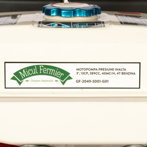 Motopompa Micul Fermier, cu presiune inalta, 3" 13 CP 389CC 40mc/h 4T, benzina [9]