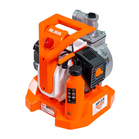 Motopompă RURIS MP35, 2 CP, 52 cc, debit 10-15 m³/h, racord 1.5 inch [1]