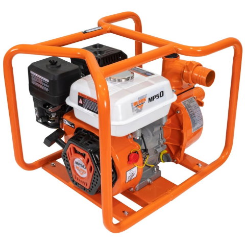 Motopompa RURIS MP50, 7 CP, 25 m³/h, furtun refulare 2" 20 m inclus, pentru irigatii si transfer apa [4]