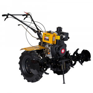 Motosapa ProGarden HS1100B 9CP diesel + remorca 400 kg + roti metalice mari + ulei motor si transmisie [2]