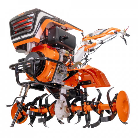 Motosapatoare RURIS 1001KSD + roti cauciuc 5.00-12+plug reversibil rev2+roti metalice 500 11 CP [2]