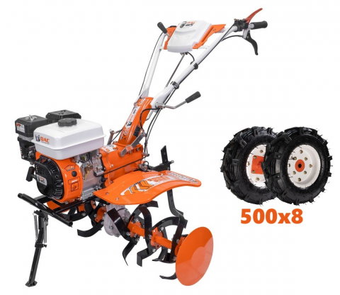 Motosape si motocultoare - Motosăpătoare Ruris Dac 185, 8.5 CP, 2+1 trepte, latime lucru 56-93 cm + roti cauciuc 5.00x8