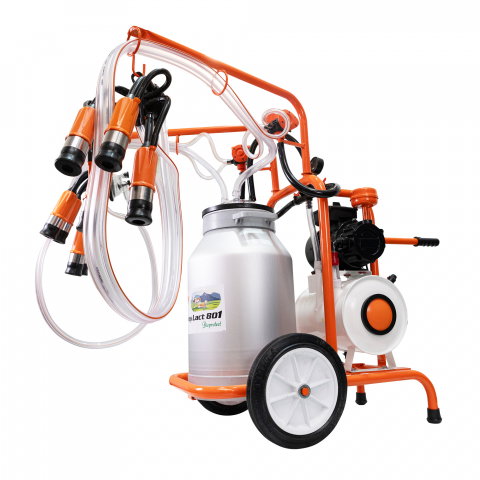 Mulgatoare RURIS Fagaras Lact 801 550 W, 2 posturi, bidon 40l aluminiu [1]