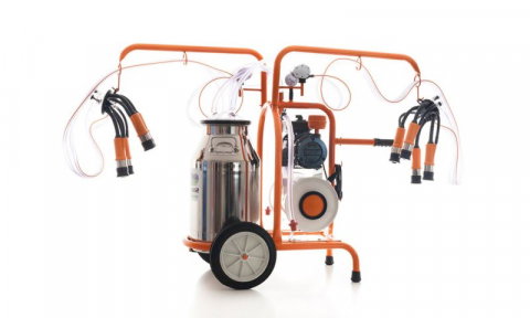Mulgatoare RURIS Fagaras Lact 802 550 W, 2 posturi, bidon 40l aluminiu [2]