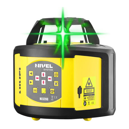Nivela laser rotativă Nivel System NL520G distanta maxima 500m cu fascicul verde [1]
