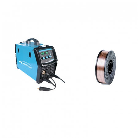Aparate de sudura - Pachet NOVO MIG 180 (N2A50A) - Aparat de sudura MIG-MAG tip invertor cu sarma sudura SG2 diametru 0.8 mm rola 5kg