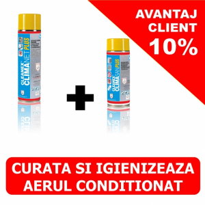 Incalzire si climatizare - Pachet curatare si igienizare aer conditionat Cleanex Clima Pack