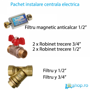 Incalzire si climatizare - Pachet instalare centrala electrica