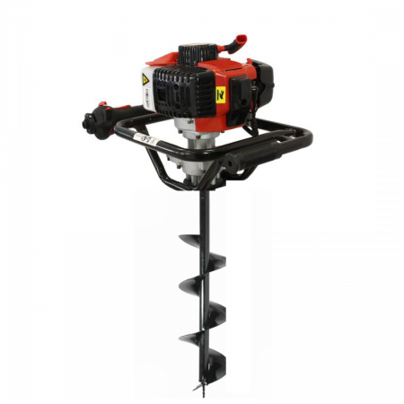 Pachet Motoburghiu (foreza) pt pamant 1.5kW TRIGO TECH, GF-1058 cu burghiu 300x800 mm [0]