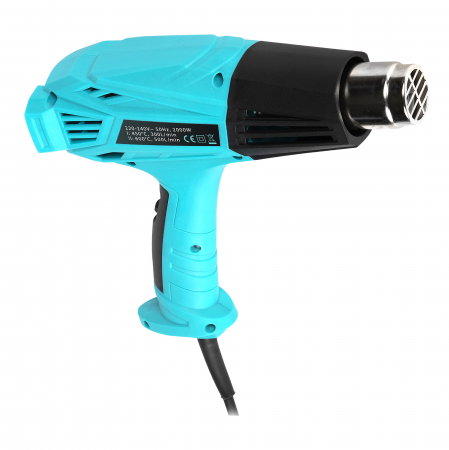 Accesorii curte si gradina - Pistol aer cald Detoolz DZ-SE145, 2000 W 2 trepte 600ᵒC