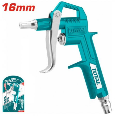 Accesorii compresoare - PISTOL DE SUFLAT CU AER CU DUZA 16MM TOTAL TAT3031
