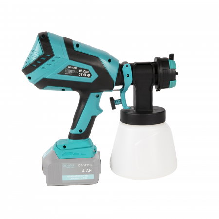 Pistol vopsit Detoolz DZ-SE230 18V 600ml/min rezervor 1000ml [4]