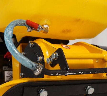 Placa compactoare usoara Stager PCB60 5160029142, Loncin G200F benzina, rezervor apa, roti, covor silicon [6]
