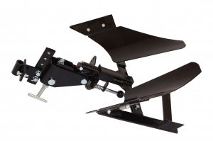 Accesorii utilaje agricole - ProGARDEN PRO-PR2B-19 plug reversibil cu doua brazdare pentru motocultor, tija 19cm