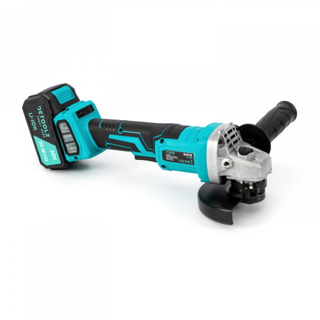 Polizor unghiular Detoolz Ø125 cu acumulator 20V/4Ah [2]