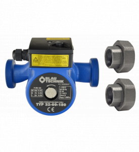 Pompe de circulatie - Pompa circulatie apa potabila BlauTechnik 32-80/180, racorduri incluse