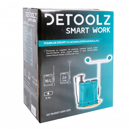 Pompa de stropit 2 in 1 ( acumulator si manuala) 16L [16]