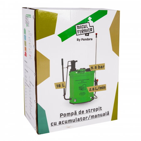Pompa de stropit 2 in 1 ( acumulator si manuala), MF, Pandora 16L [4]