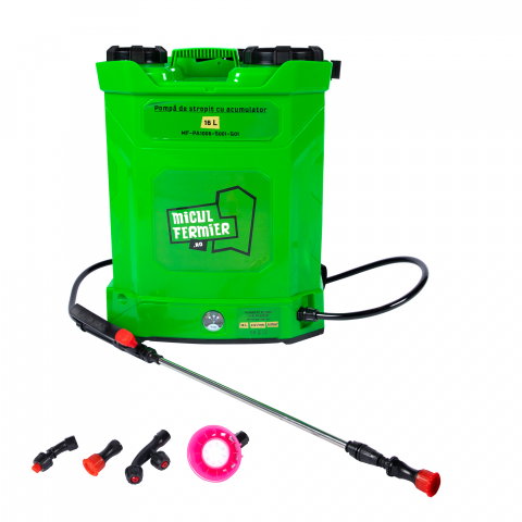 Atomizoare si pulverizatoare - Pompa de stropit cu acumulator, Micul Fermier 16L