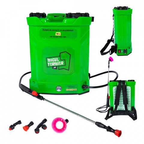 Pompa de stropit cu acumulator, Micul Fermier 16L [9]