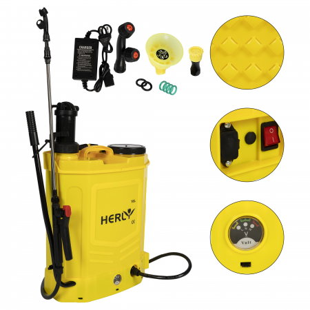 Pompa stropit 2 in 1 (acumulator+manuala) 16L HERLY GF-0639 [5]