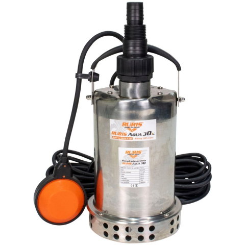 Pompe submersibile - Pompa submersibila pentru apa curata RURIS Aqua 30, 550W, 8.5 m³/h, flotor automat, inox