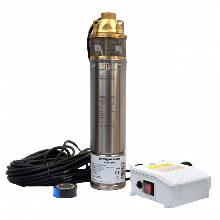 ProGARDEN 4SKM100 Pompa submersibila 1", 750W, apa curata, 50L/min, 55m, flansa cupru [0]