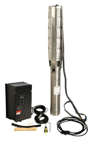 Pompe submersibile - Progarden Aqua SOLAR 4053 pompa submersibila, 3", solar, 3000W/300V, MPPT, fara PV, 660L/min, 45m, multietajata apa curata
