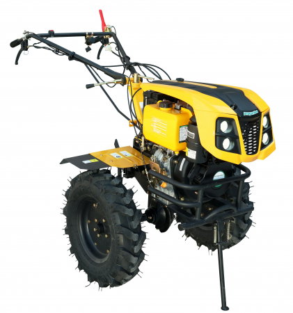 Motosape si motocultoare - ProGARDEN Campo 1273 Alpine 4560001273, motocultor 12CP, 2+1, roti 6.00-12, diesel, EU V, pornire electrica, 2 prize putere