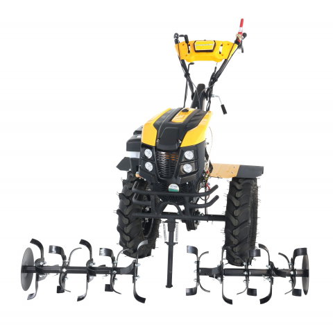 ProGARDEN Pachet Campo 1873 Alpine V2 Motocultor 18CP + Plug simplu + Plug bilonat/rarita + 4L Ulei [2]