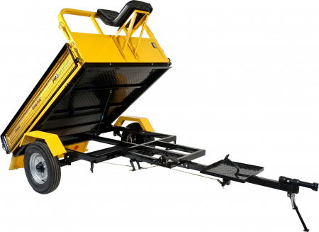 Accesorii utilaje agricole - ProGARDEN Campo RM600C 468100RM600C remorca 600kg interior bena 1200x1700x280mm
