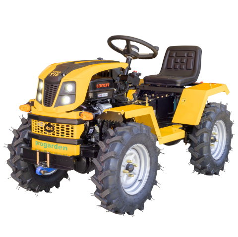 Motosape si motocultoare - Minitractor articulat 4x4 ProGARDEN Campo T18 V27, motor Loncin 18 CP, pompă ulei, hidraulică față-spate