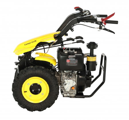 ProGARDEN Campo U12E motocultor multifunctional 12CP, diesel, pornire electrica, 3+2 viteze, reductor [2]