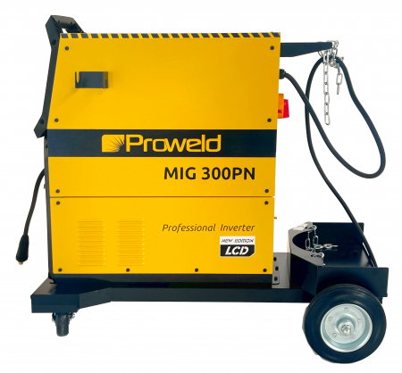 Aparat de sudura invertor ProWELD MIG 300PN LCD 4551MIG300PN MIG/MAG, profesional [1]